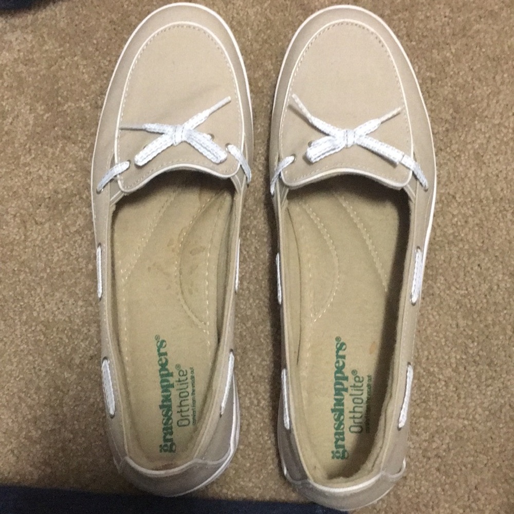 Grass hopper’s ortho light boat shoes size 10